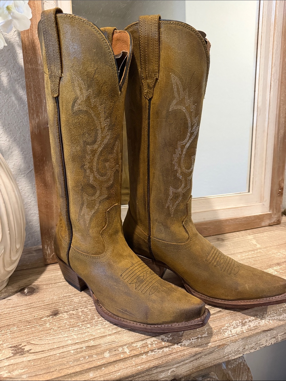Freebird Olive Suede Woodland Boots